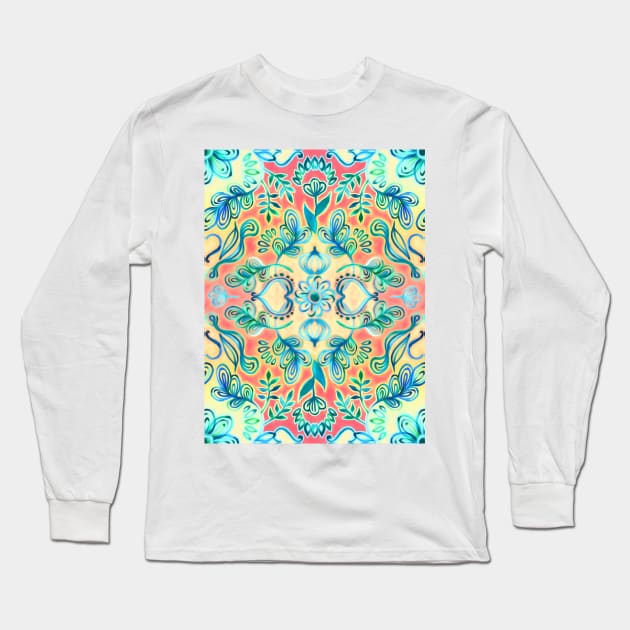 Summer Island Dreams Long Sleeve T-Shirt by micklyn